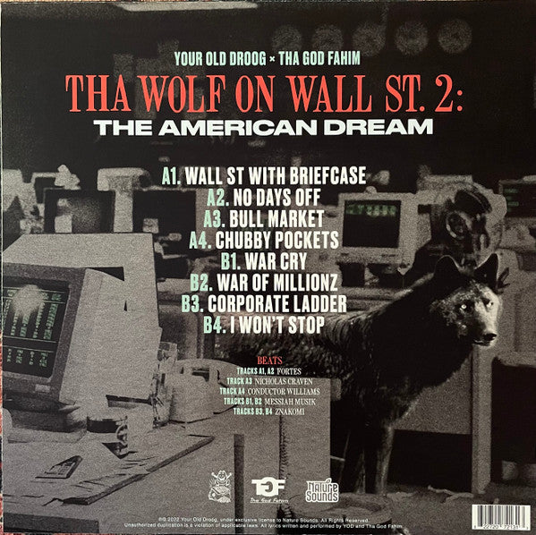Tha Wolf On Wall St. 2: The American Dream Vinyl Record - Image 2