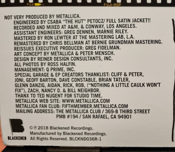 The $5.98 E.P. - Garage Days Re-Revisited Vinyl Record - Image 7