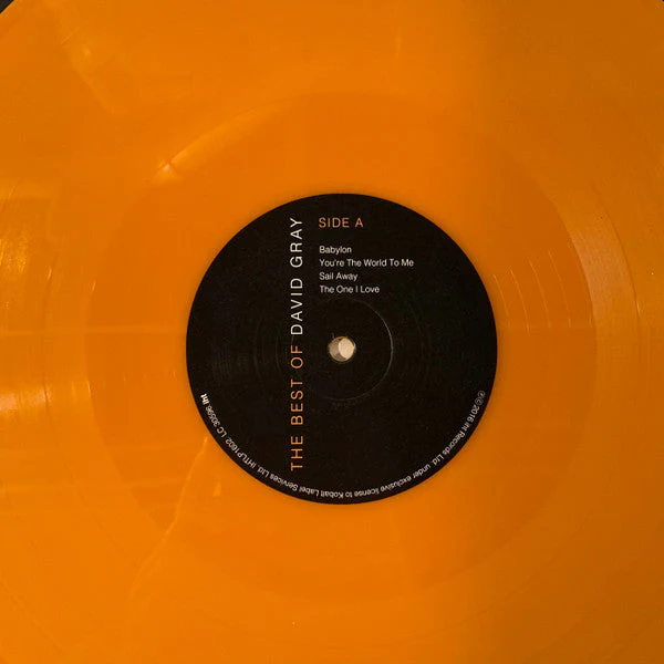 The Best Of David Gray (BEST BUY EXCLUSIVE ORANGE VINYL) Vinyl Record - Image 6