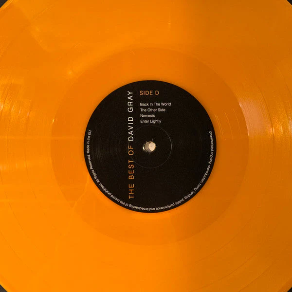 The Best Of David Gray (BEST BUY EXCLUSIVE ORANGE VINYL) Vinyl Record - Image 9