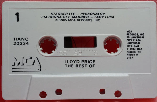 The Best Of Lloyd Price Cassette Tape - Image 2