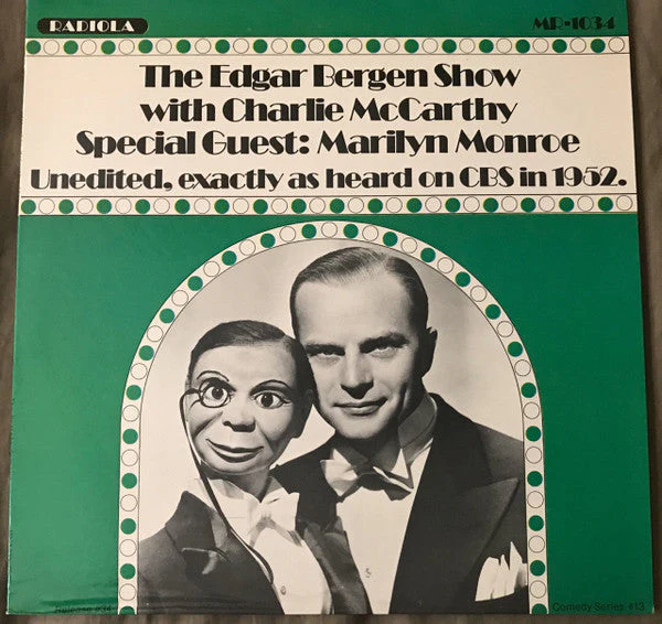 The Edgar Bergen Show With Charlie McCarthy Vinyl Record