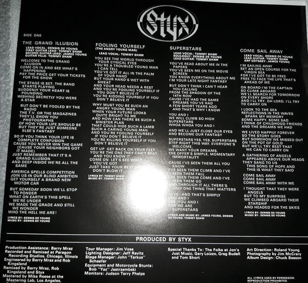 The Grand Illusion Vinyl Record - Image 2