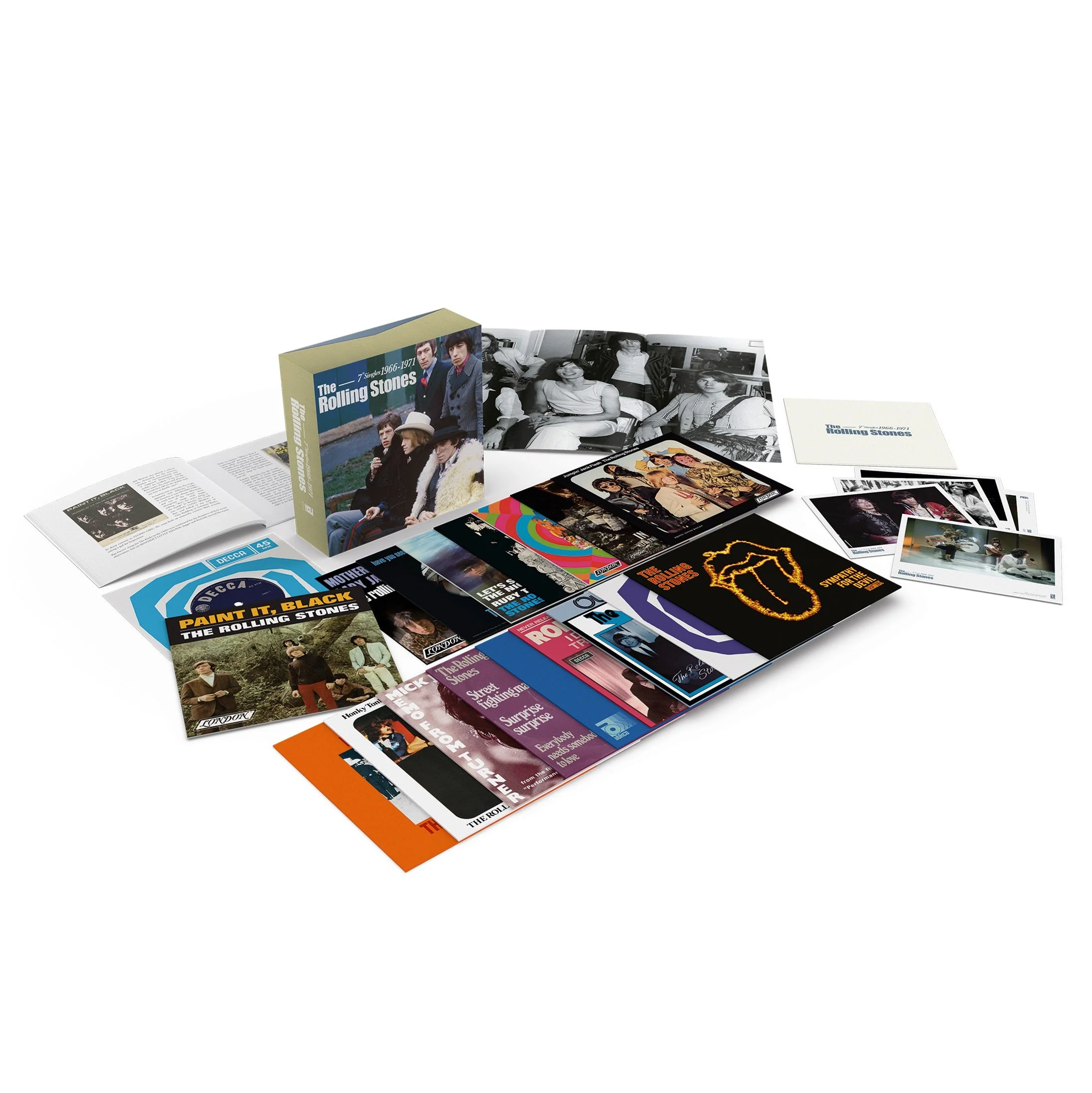 The Rolling Stones Singles 1966-1971 [18 x 7" Single Boxset] Vinyl Record - Image 3