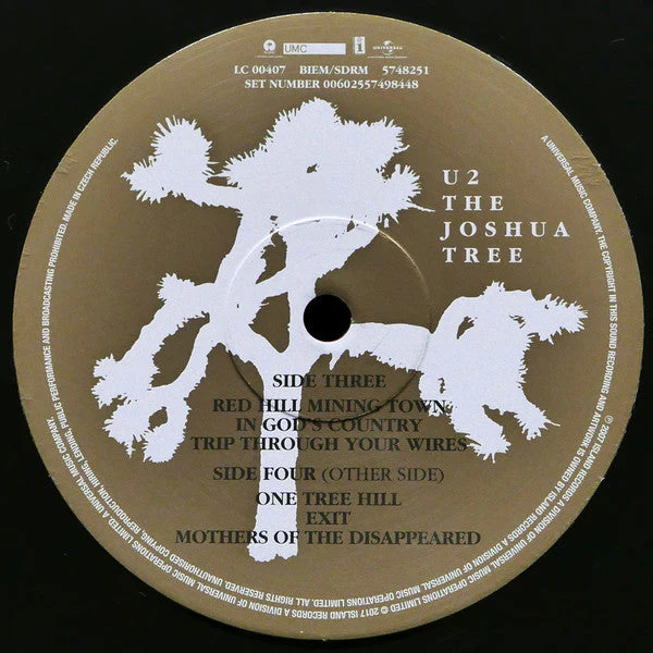 U2 The Joshua Tree 2xLP Vinyl Record - Image 6