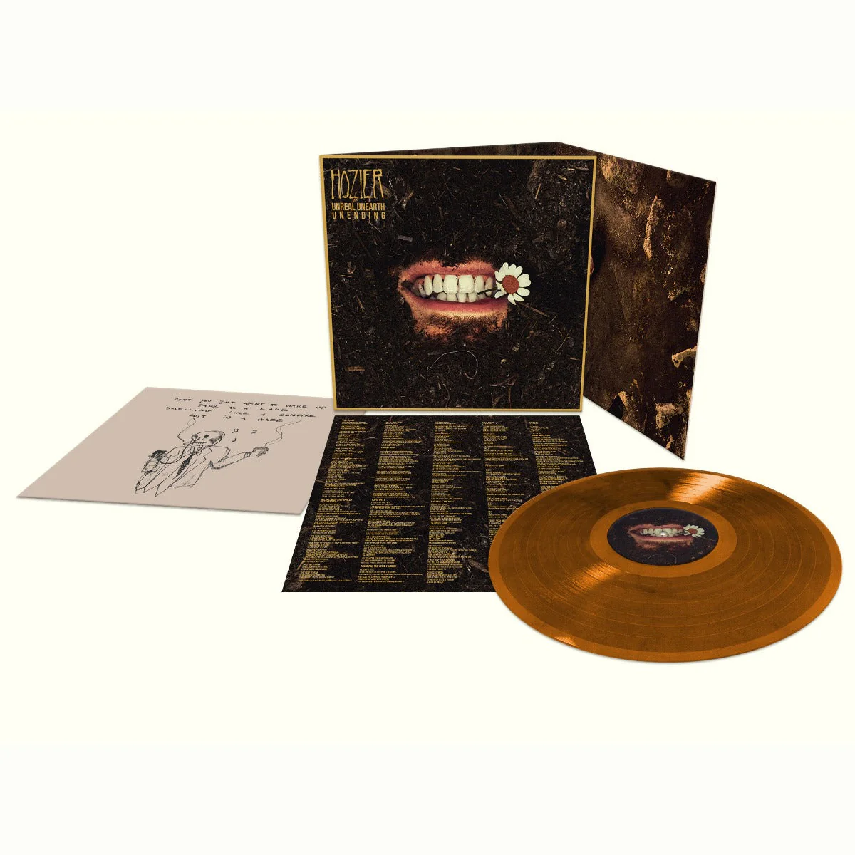 Unreal Unearth Unending (DELUXE RAW OCHRE VINYL) Vinyl Record