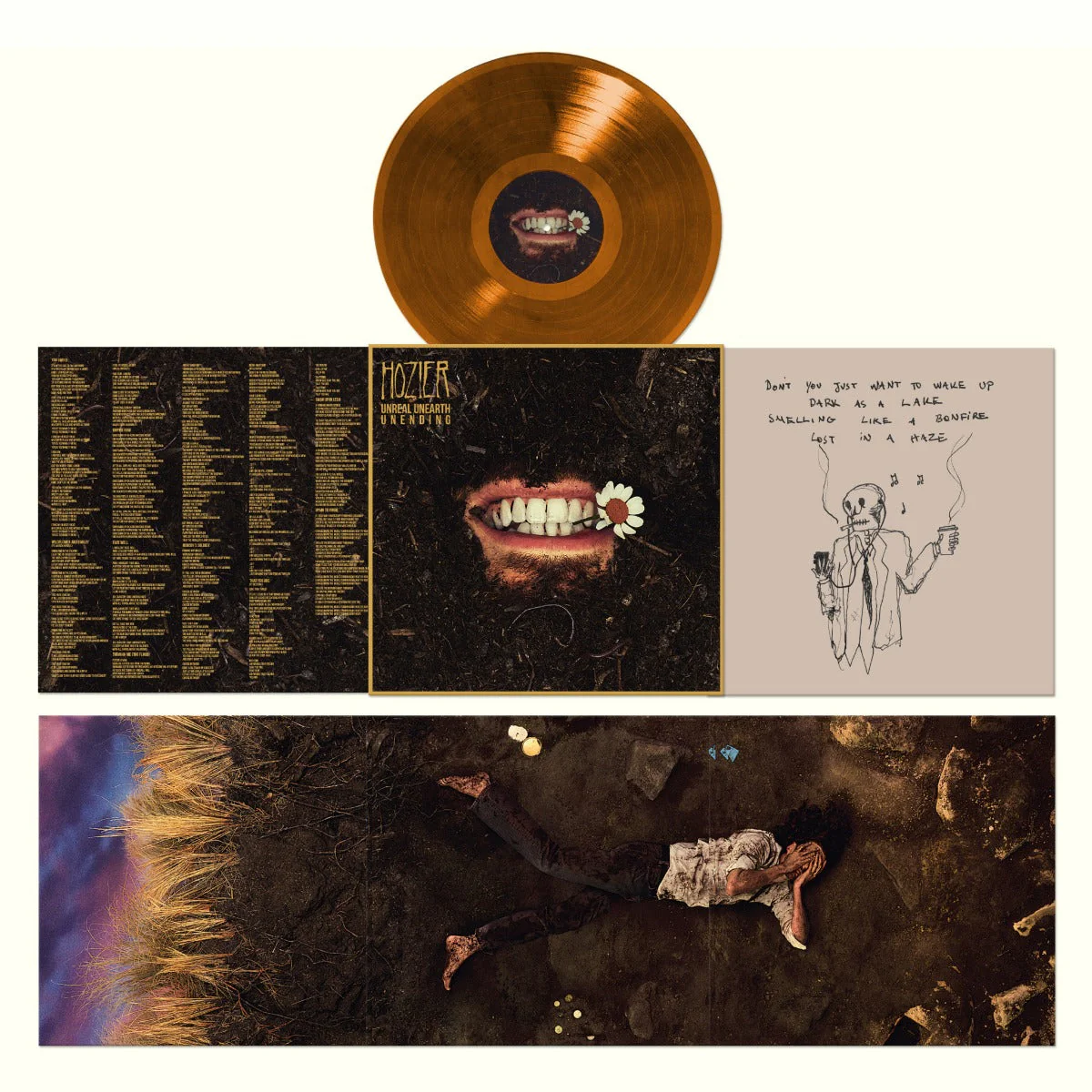 Unreal Unearth Unending (DELUXE RAW OCHRE VINYL) Vinyl Record - Image 2