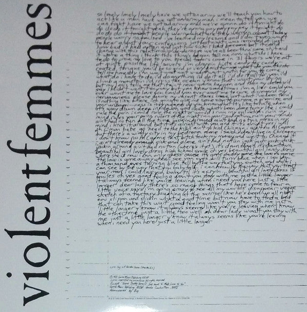 Violent Femmes Vinyl Record - Image 7